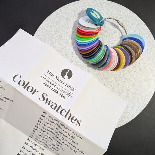 Color Swatches: 45 Colors on Key Ring