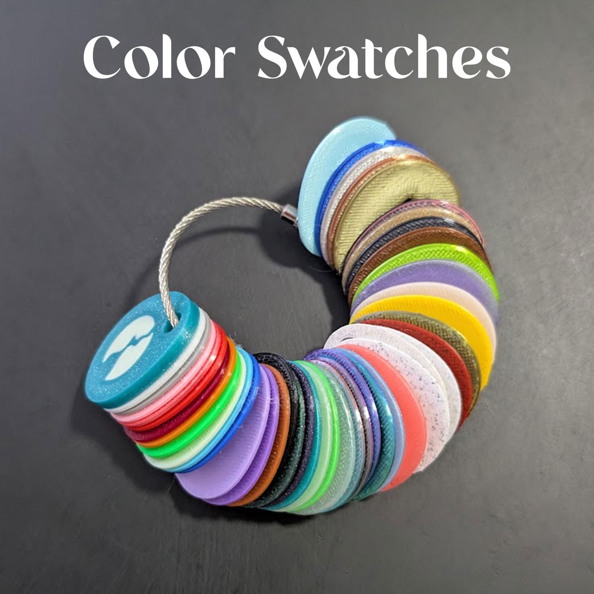 Color Swatches: 45 Colors on Key Ring