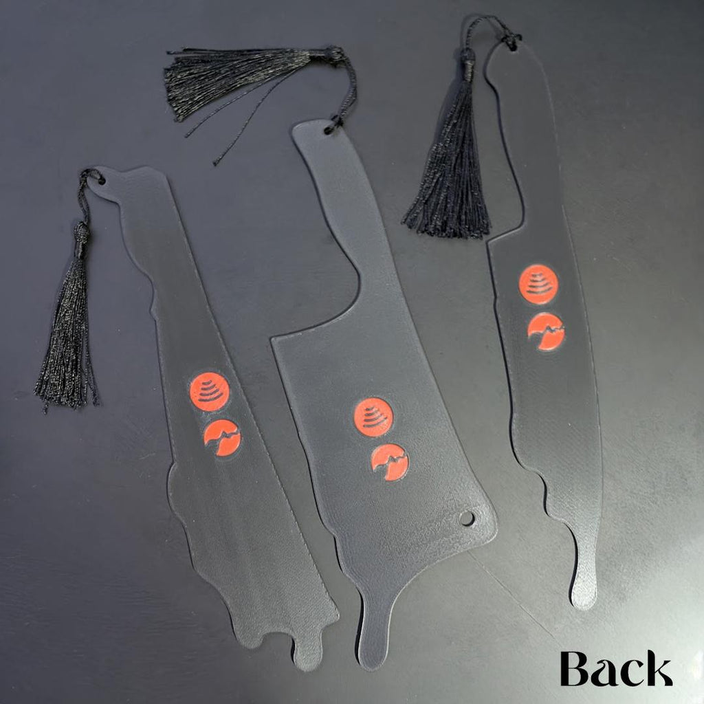 Back of knife bookmarks.